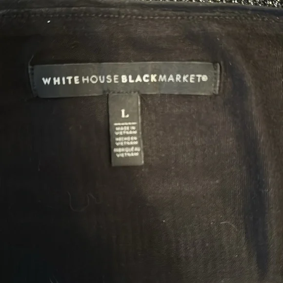 WHBM Black Shimmery Sweater - Picture 4 of 4